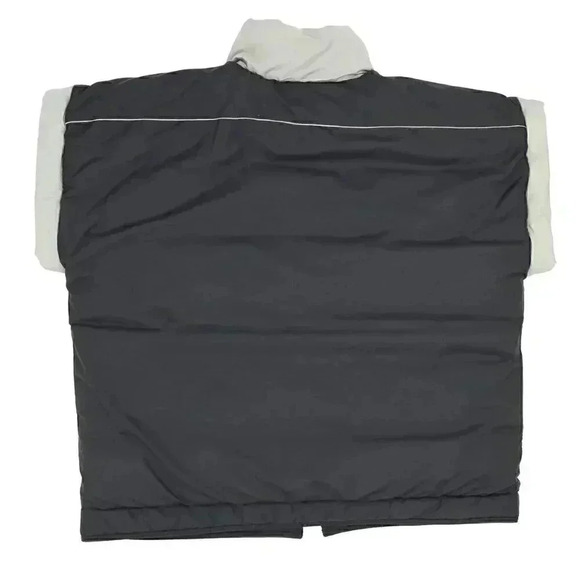 Unisex Reversible Puffer Cropped Vest Size Large Striped Puffer Vest Outerwear‎ - Picture 5 of 6